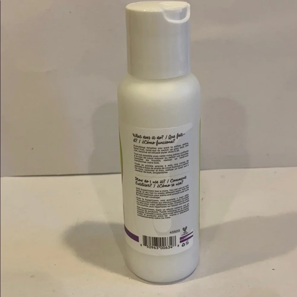 DEVACURL Curl Supercream Coconut Styler 3oz Shampoo Sampler 4oz